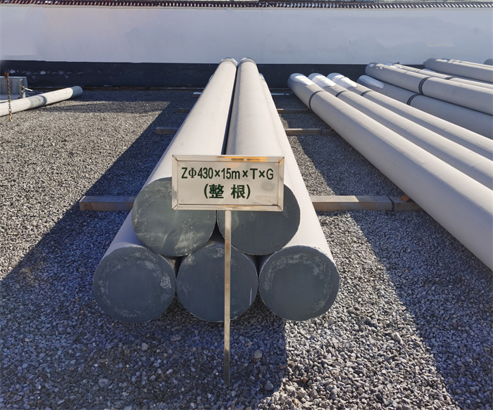 芦淞430×15米×T×G终端电线杆