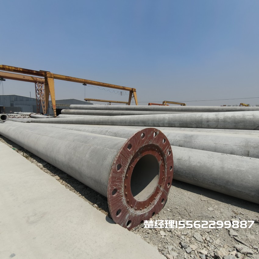 芦淞12米无拉线电杆